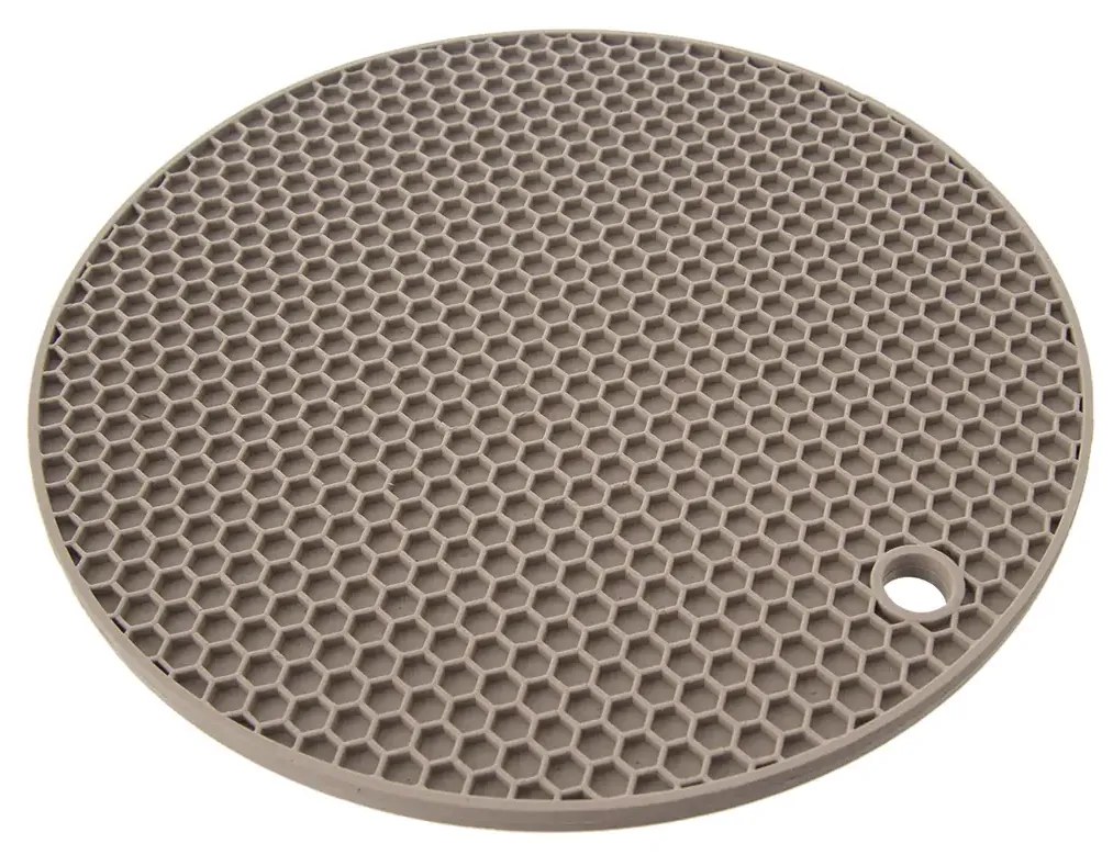 Orion Podložka pod hrniec, silikónová béžová, 18 cm