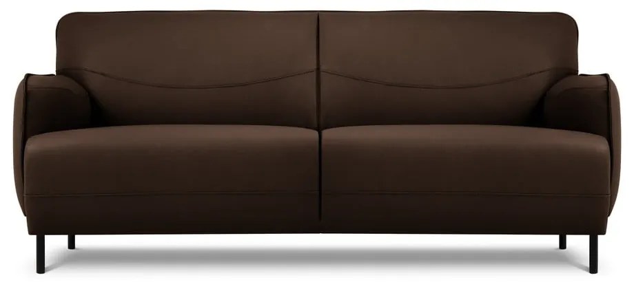 Hnedá kožená pohovka Windsor & Co Sofas Neso, 175 x 90 cm