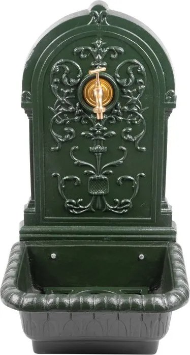 Záhradné umývadlo Gardens WB-005G, zelené - zliatina (440 x 360 x 765 mm)