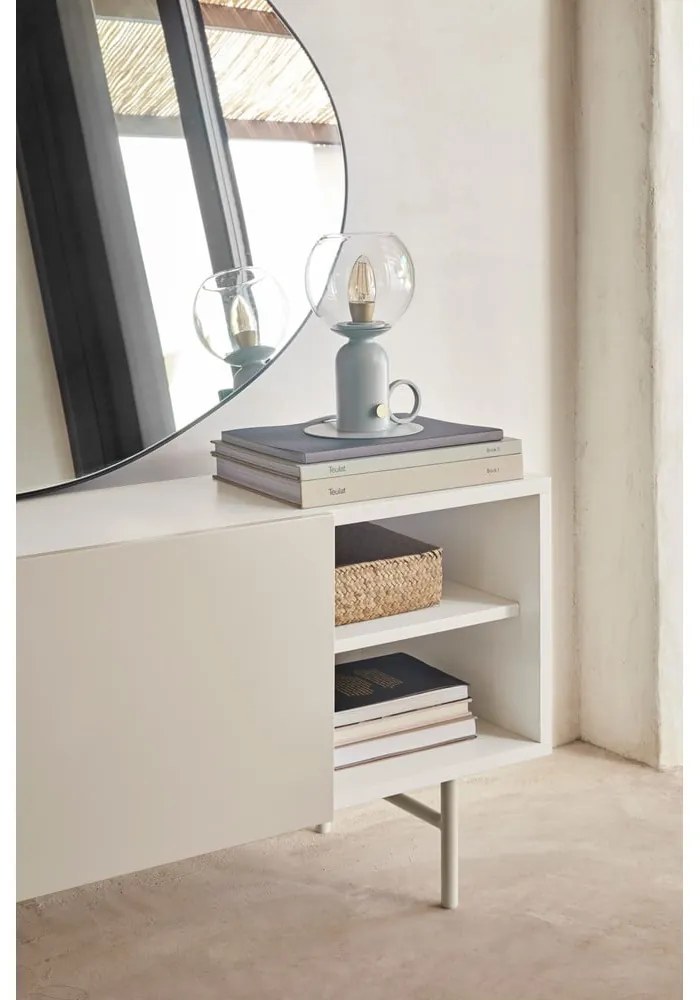 Béžovo-krémový TV stolík 180x56 cm Nube – Teulat