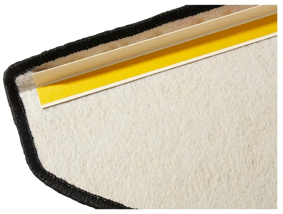 Čierne priľnavé nášľapy na schody v súprave 15 ks 23x65 cm Fancy – Hanse Home
