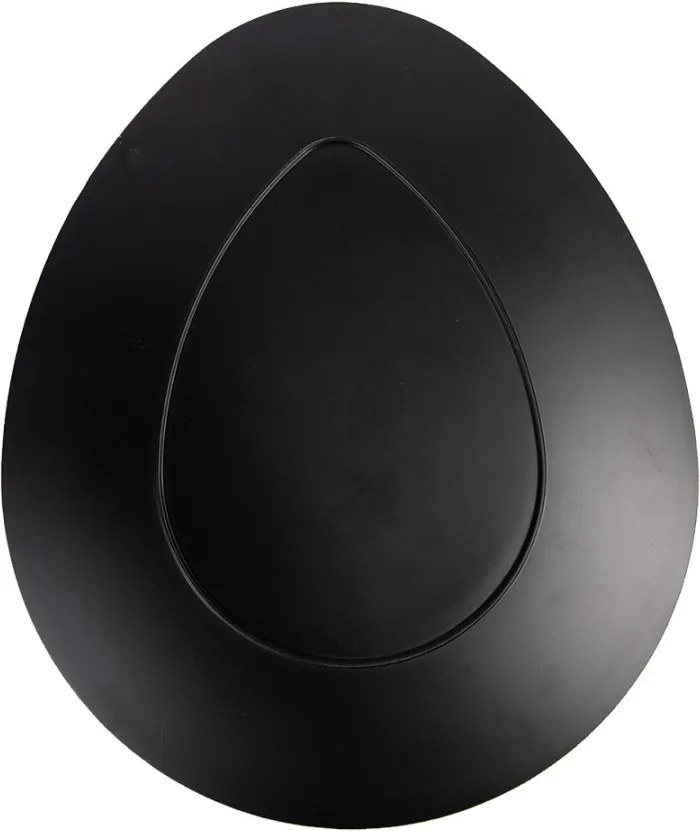 Dekoračný plastový veľkonočný tanier v tvare vajíčka Happy Easter - 35*29*1 cm