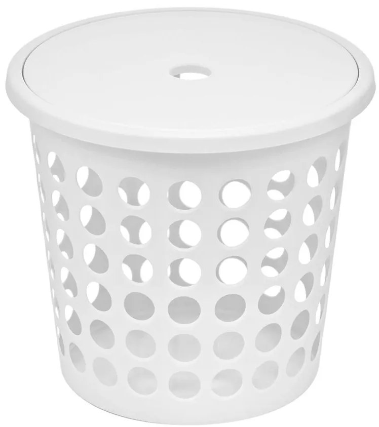 Okrúhly kôš na bielizeň Springfield M biely