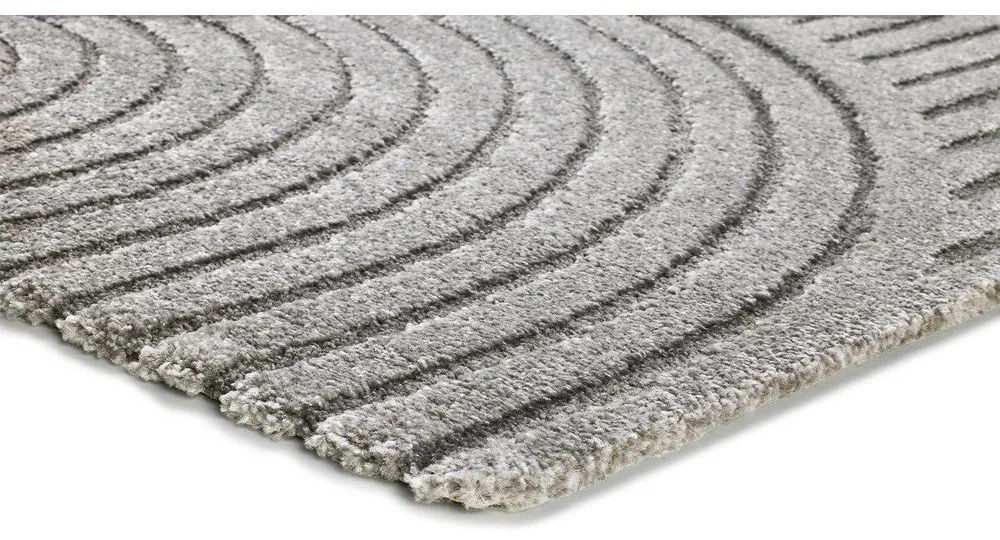 Sivý koberec Universal Yen One, 80 x 150 cm