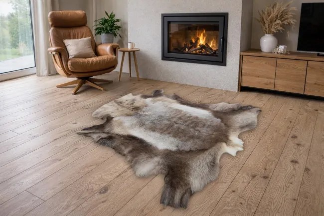 Koberec RENIFER POK009 hnedý / sivý