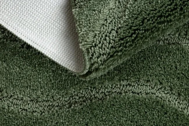 Kúpeľňový koberček SUPREME WAVES vlny, zelený