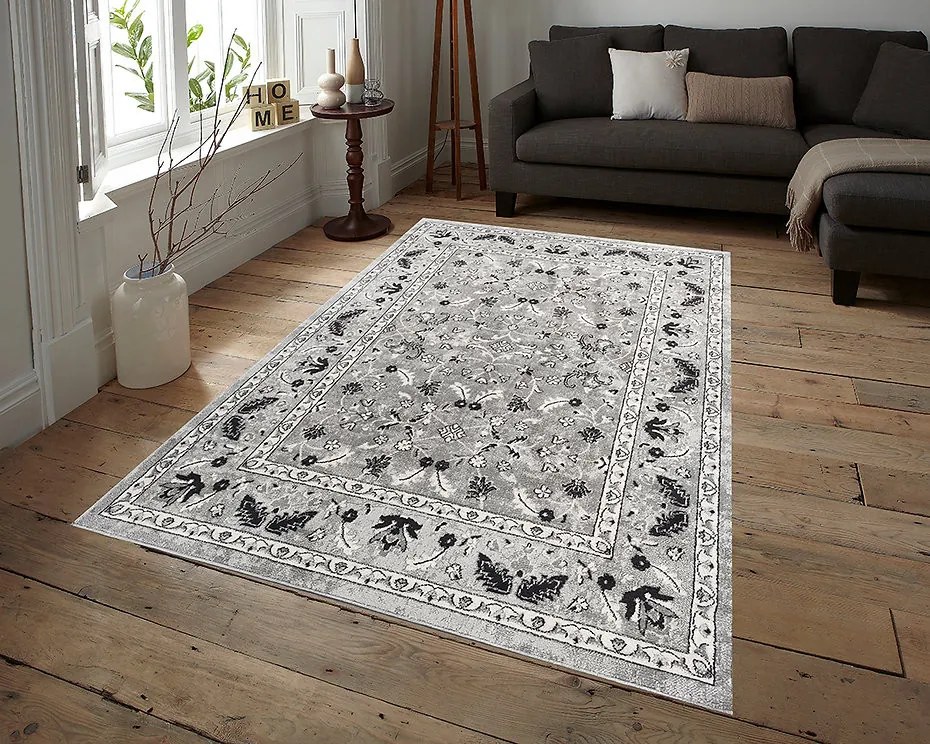 Kusový koberec Alfa New 7206 Grey, 120x180, šedá, obývacia izba, Berfin Dywany