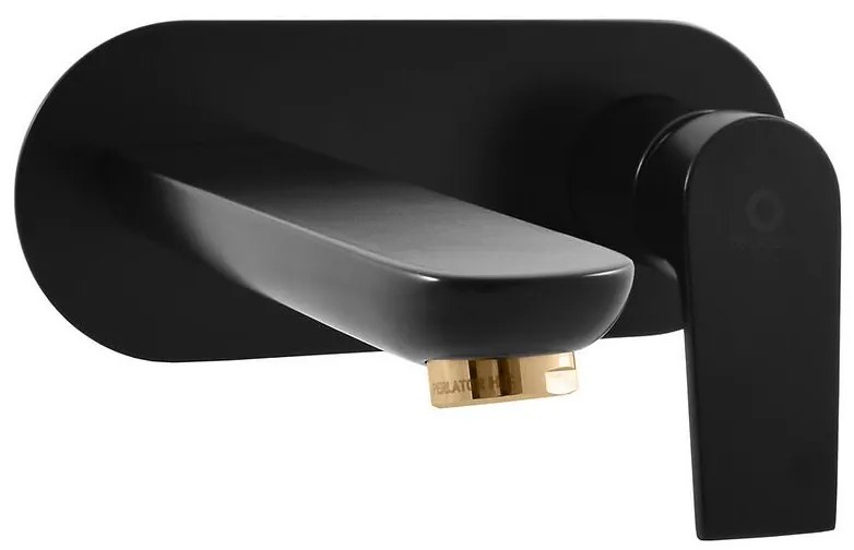 Batéria umývadlová podomietková Colorado čierne/zlato CO135CMATZ