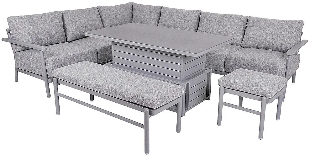 Hliníková zostava INDIANA pre 9 osôb