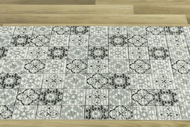 Kúpelňová penová rohož Softy-tex 826 sivá