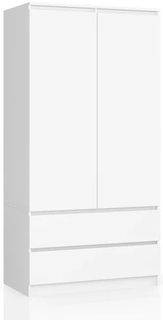 Skriňa S 90 cm 2D 2SZ CLP biela