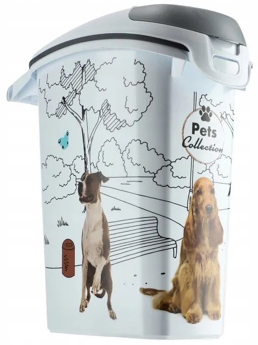 Kontejner a úložný box na granule pro psy, 23l/10kg DOG