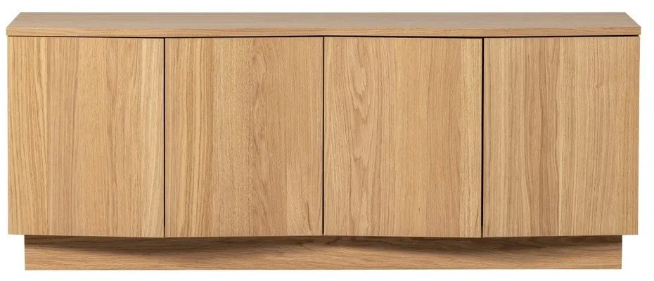 TV stolík z dubového dreva v prírodnej farbe 133x52x45 cm Zuma – WOOOD