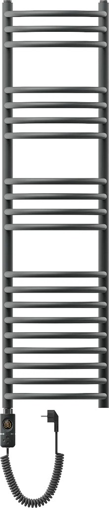 Mexen Eros, elektrické vykurovacie teleso 1200 x 318 mm, 600 W, antracitová, W112-1200-318-2600-66