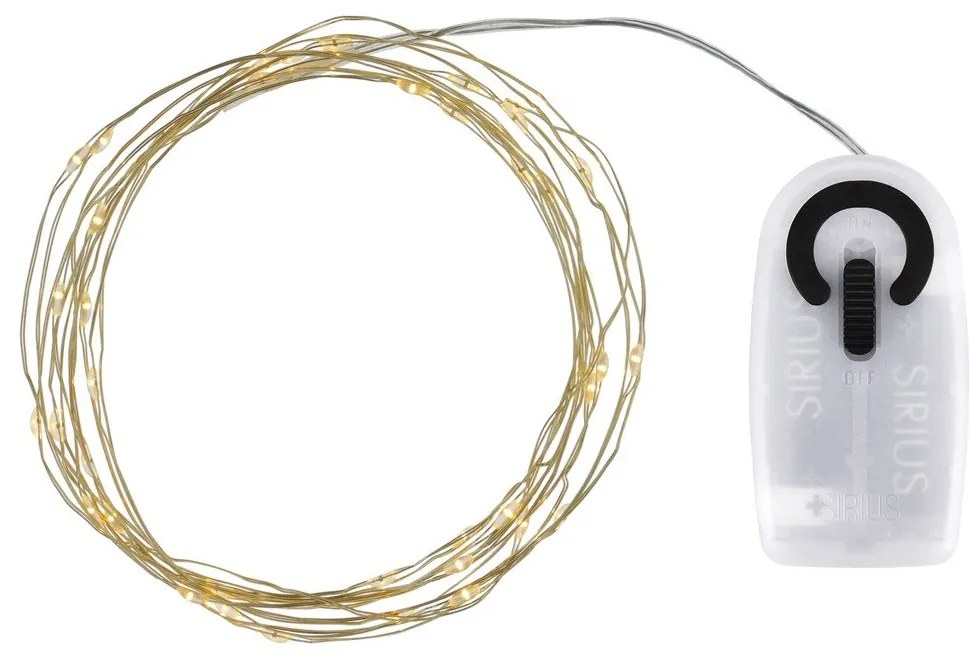 Svetelná reťaz počet žiaroviek 40 ks dĺžka 390 cm Knirke – Sirius