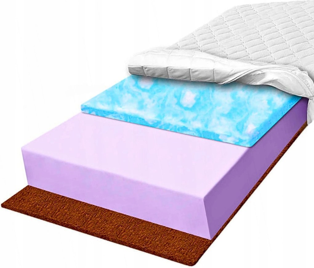 Matrac H3 H5 pena 180x200 kokos marshmalo 29cm tvrdená pena