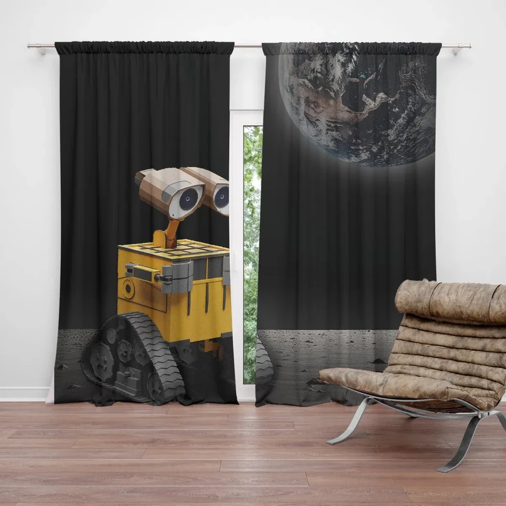 Sablio Záves Wall-E robot Mesiac: 2ks 140x250cm
