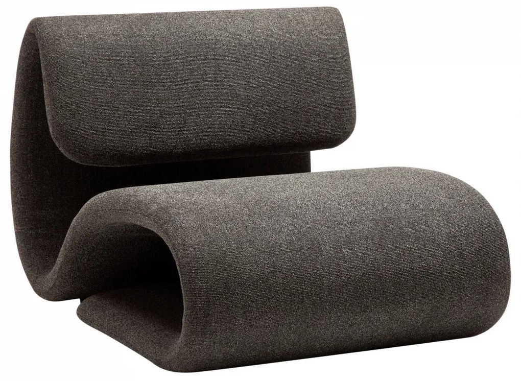 DUBNA ČALÚNENÉ LOUNGE KRESLO pebble grey