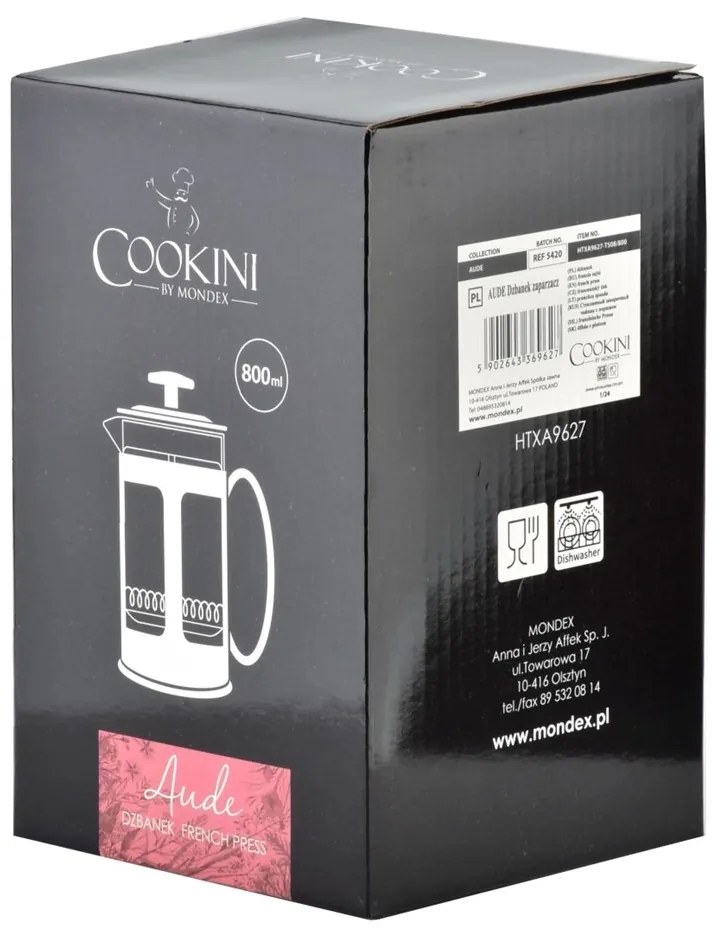Mondex Kanvica na kávu Aude 800 ml