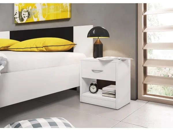 Nočný stolík NED biely