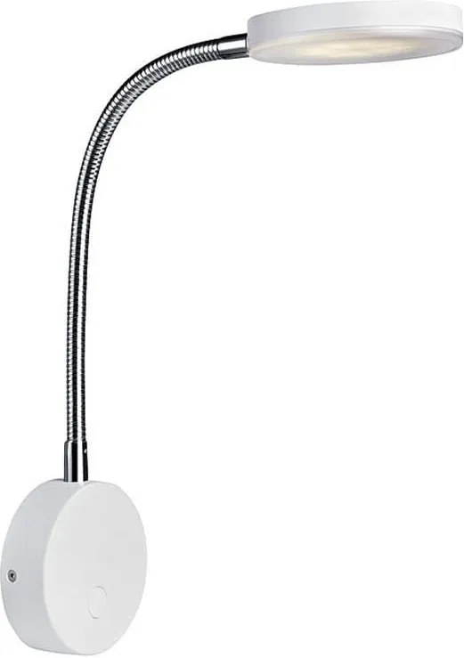 Biele nástenné LED svietidlo Markslöjd Flex