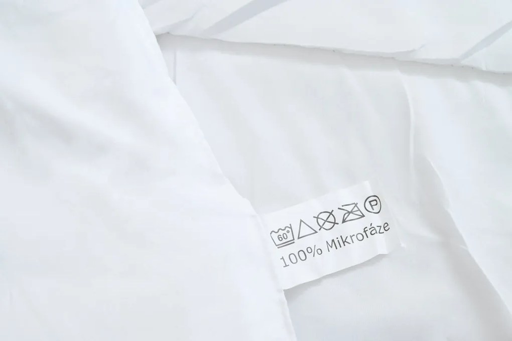 Celoročný paplón prešívaný PEACH 140x200 cm, biely