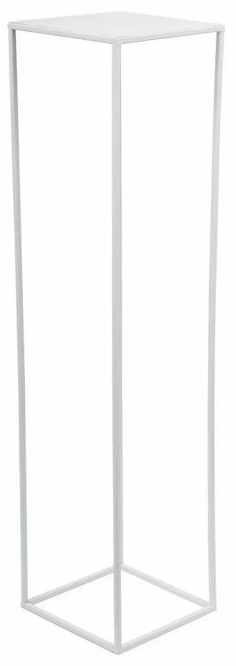 Květinový stojan Basy 100 cm bílý