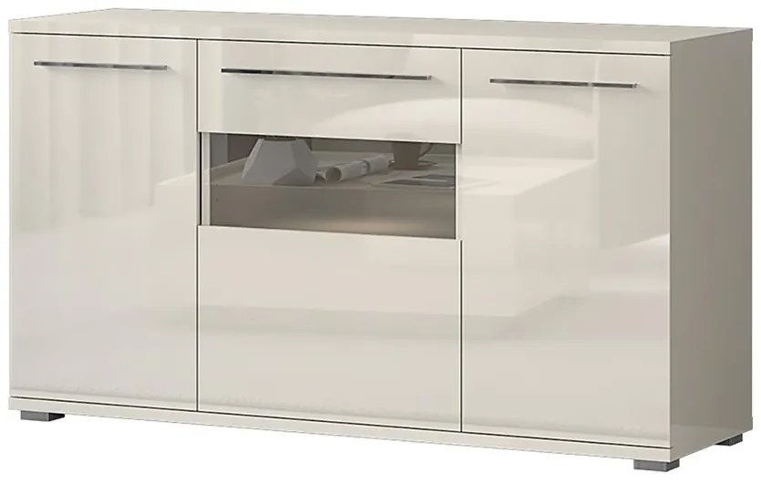 Komoda Piano K150-3KS/PN-71/KA/71 lakované beige