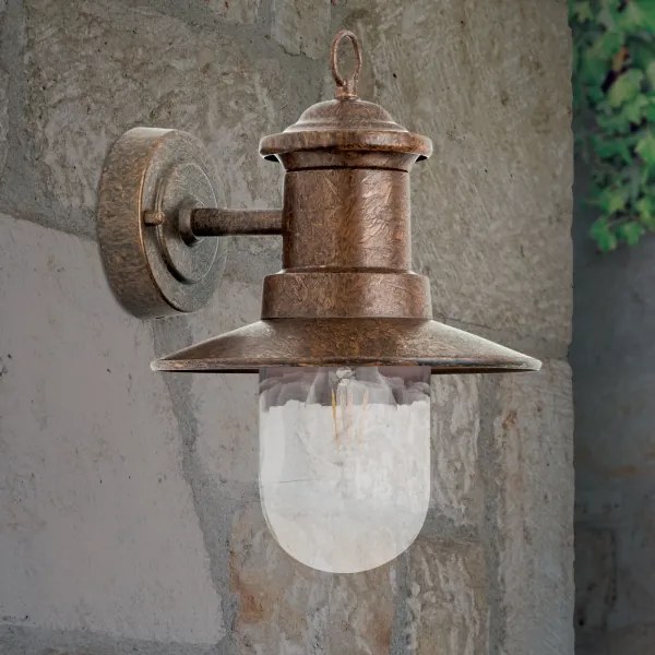 Orion AL 11-1205 - Vonkajšia nástenná lampa LEONIE 1xE27/60W/230V IP44 bronz