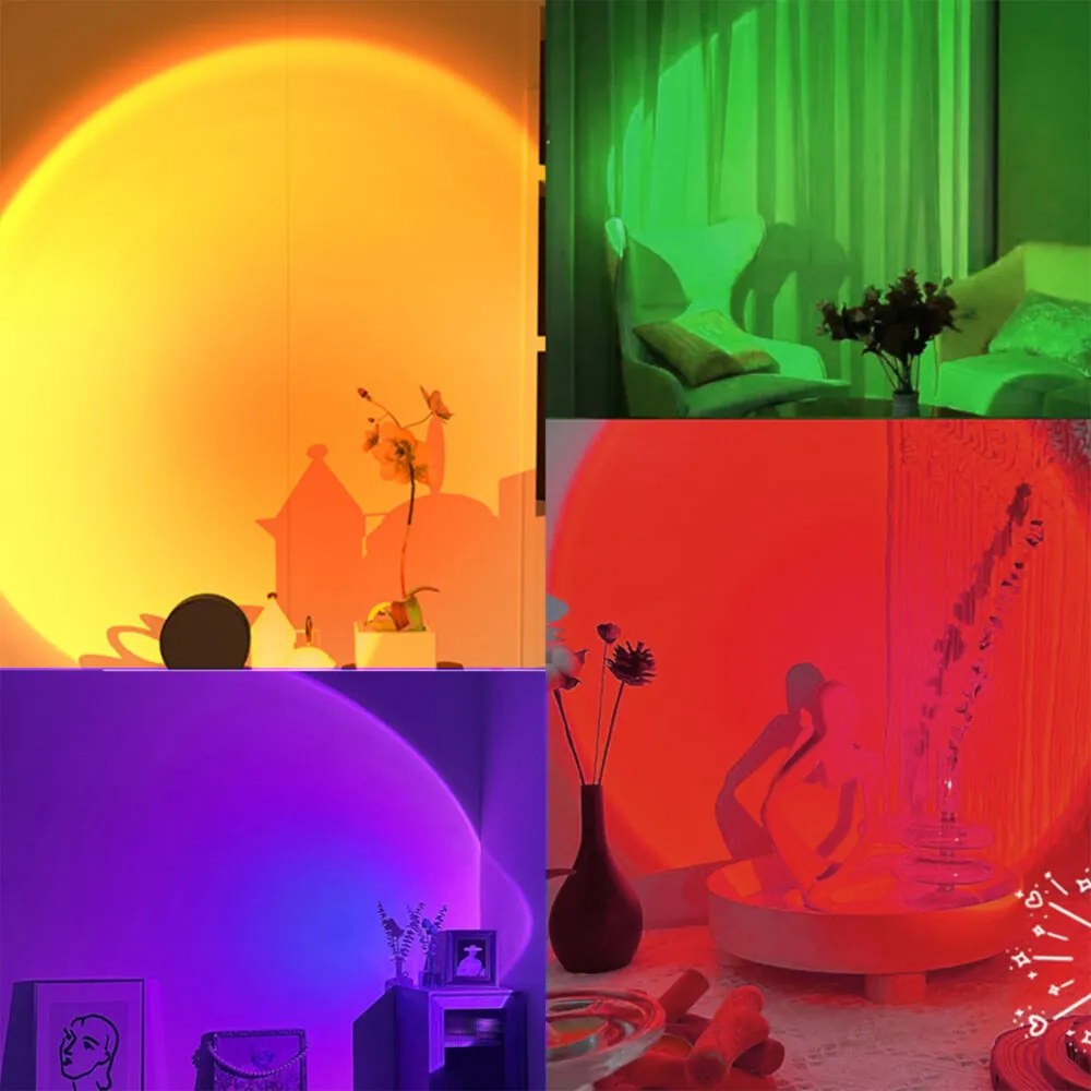 DexXer Viacfarebná LED lampa s diaľkovým ovládaním - RGB