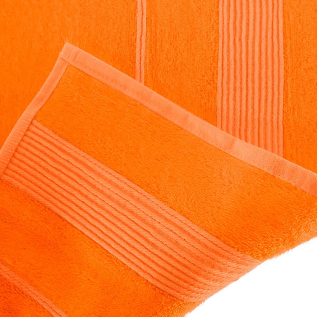 BAMBUSOVÝ UTERÁK BAMBOO 70X140 CM ORANŽOVÁ