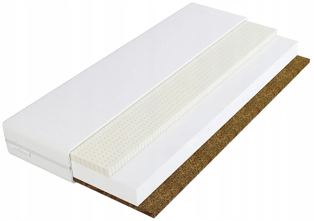 JAKS MATRAC DO POSTIEĽKY 120 X 60 LATEX PENA KOKOS