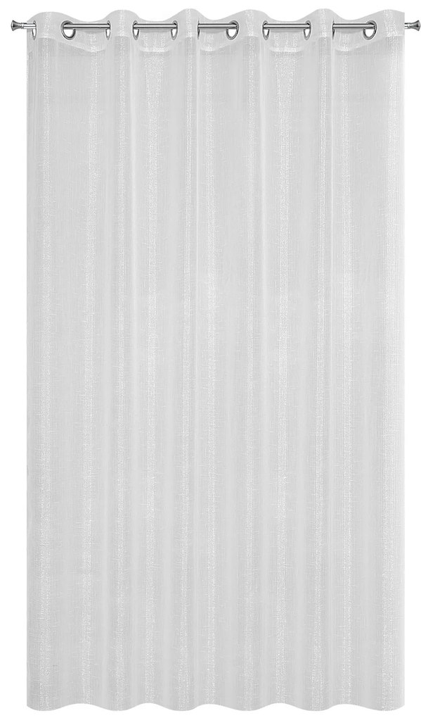ZÁCLONA NA KRÚŽKOCH EMMA 290X250 CM BIELA