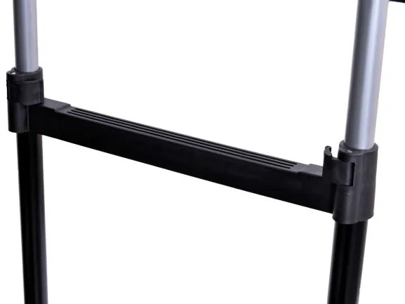 Vešiakový stojan na kolieskach MIA čierny