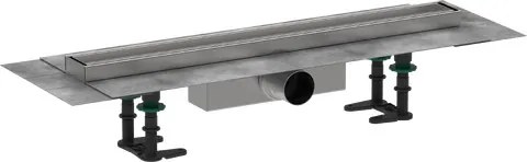 Hansgrohe RainDrain Compact, úplná sada sprchového žľabu 1000 pre dlažbu, pre štandardnú inštaláciu, HAN-56183000