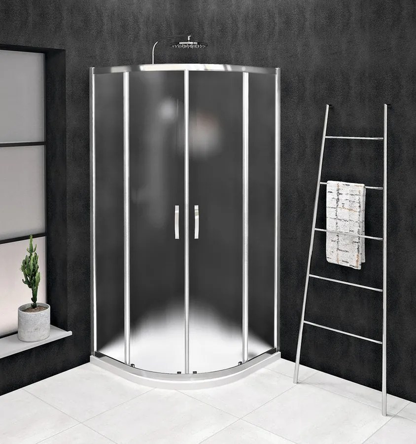 Gelco, SIGMA SIMPLY štvorcová sprchová zástena 900x900 mm, rohový vstup, Brick sklo, GS2490GS2490