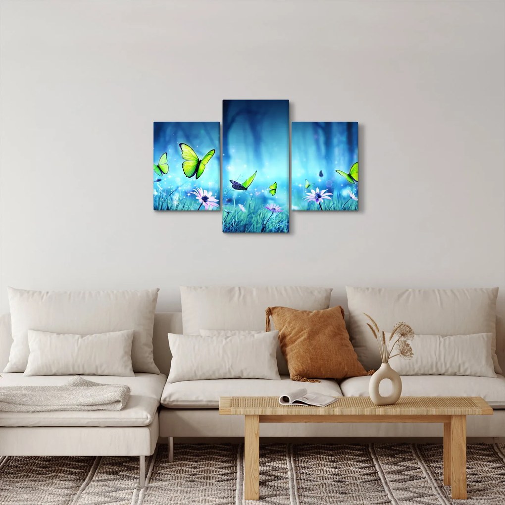 Obraz - Mystická lesná čistina (90x60 cm)