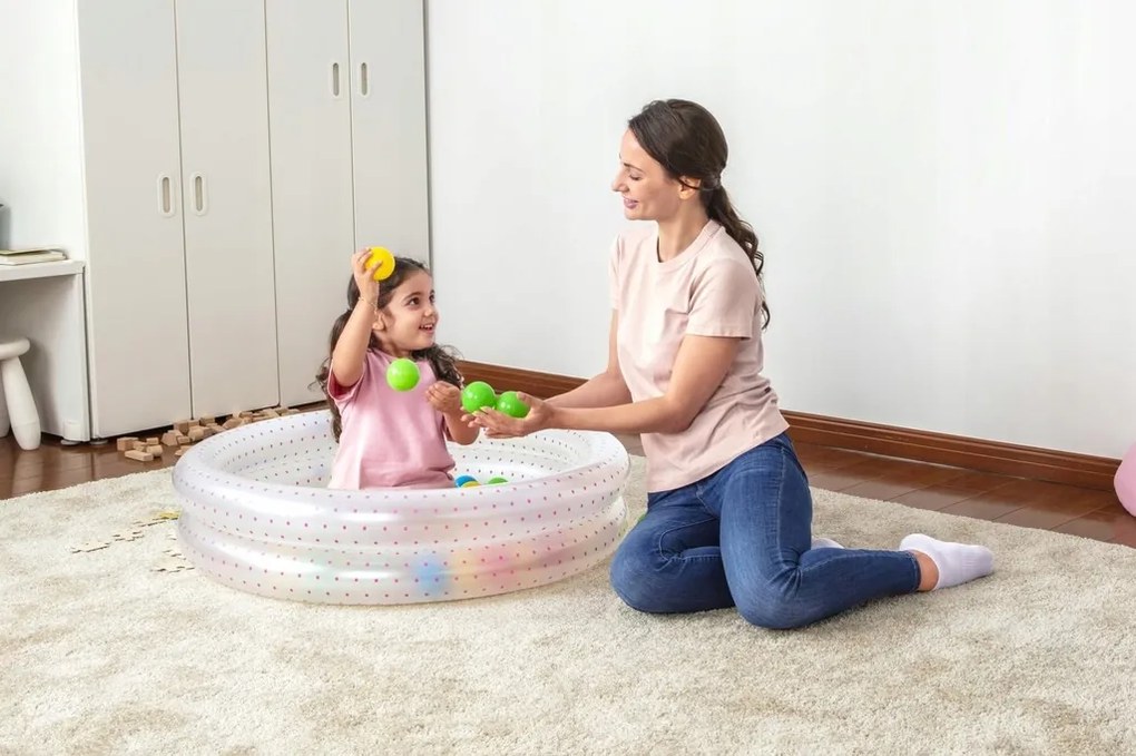 CH NAFUKOVACÍ ZÁHRADNÝ BAZÉN / OHRADKA 91 cm x 20 cm + 50 GULÍ