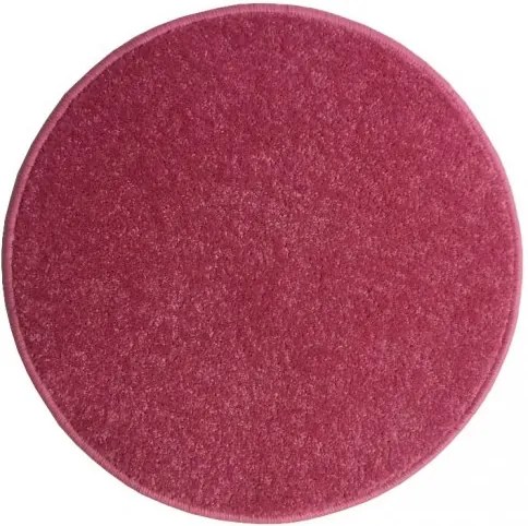 Vopi koberce Eton 2019-11 růžový koberec kulatý - 57x57 (průměr) kruh cm