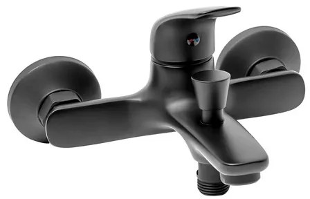 Vaňová batéria Ceramia S-Line Pro bez sprchového setu 150 mm čierna SIKOBSLPRO222C