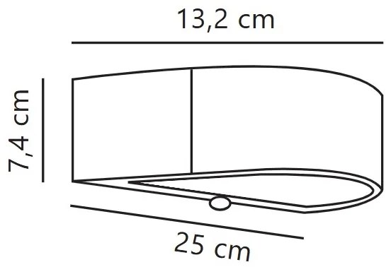 Nordlux - LED solárne nástenné svietidlo MONAY LED/5W/5V IP44 so senzorom