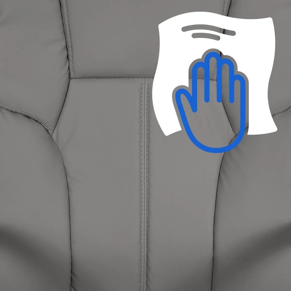 Design-Shop Kancelárska stolička Xanthy XXL - Sivá