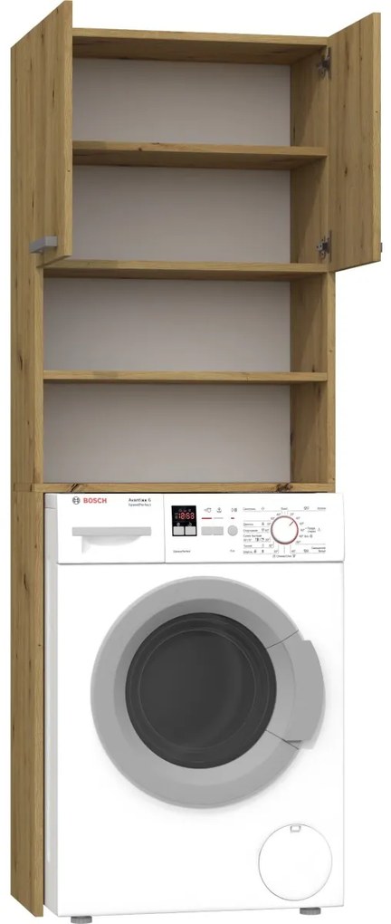 Kúpeľňová skrinka nad práčku Della dub artisan