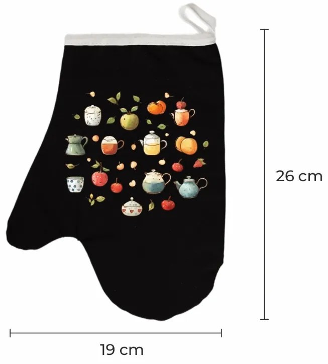 Kuchynská rukavica Twist EMI, sivá