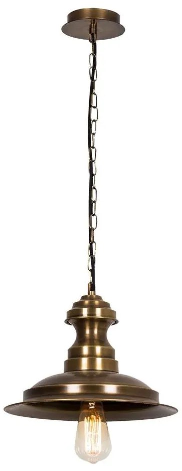 Luster na lanku SIVANI 1xE27/40W/230V bronzový