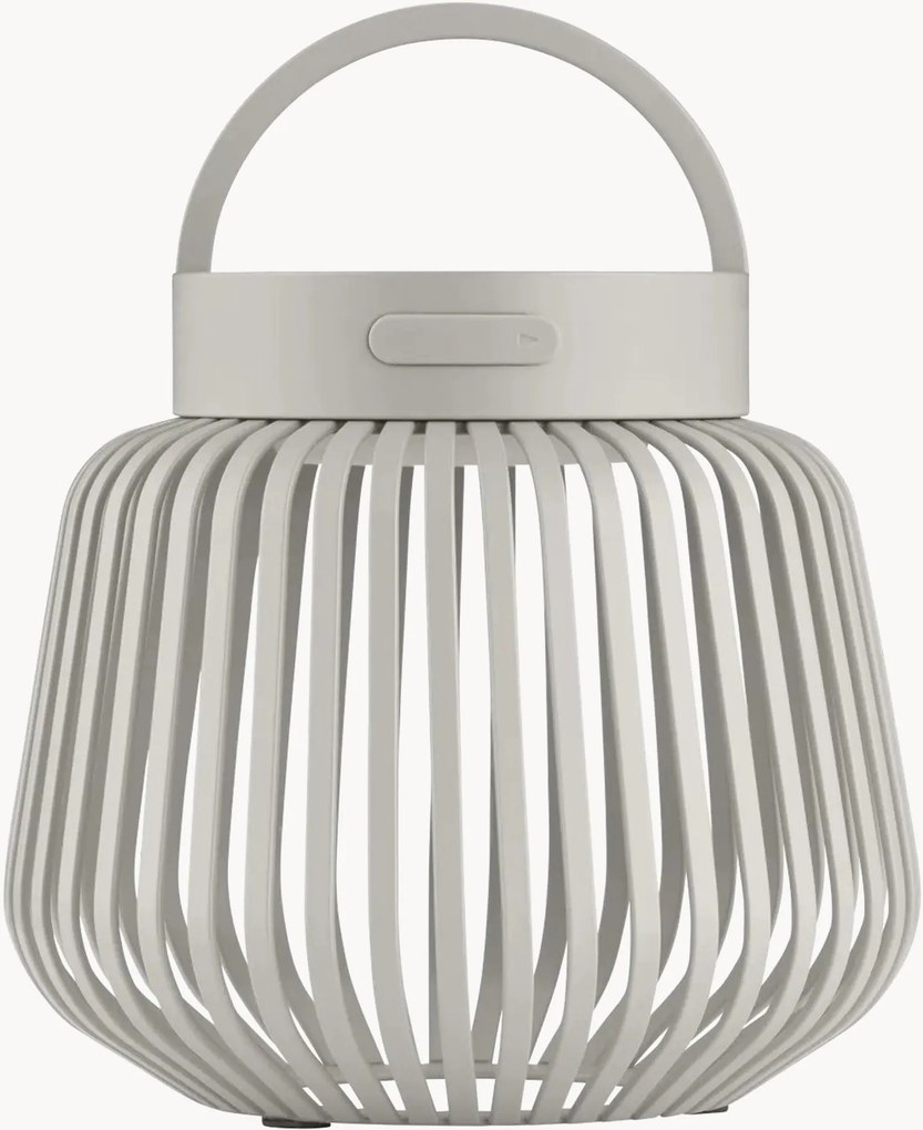 Prenosná exteriérová stolová LED lampa Lito, V 12 cm
