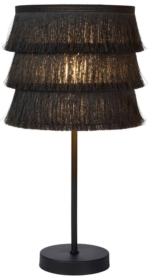 Lucide 10507/81/36 EXTRAVAGANZA TOGO - Stolná lampa - priemer 18 cm - 1xE14 - šedá