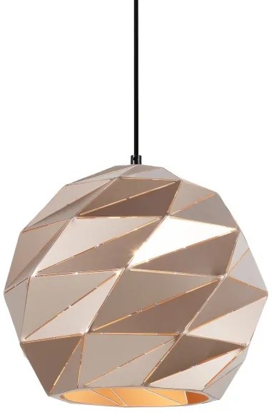 ITALUX PND-2424-1L-GD -Luster na lanku PALERMO 1xE27/40W/230V pr. 32 cm rose gold