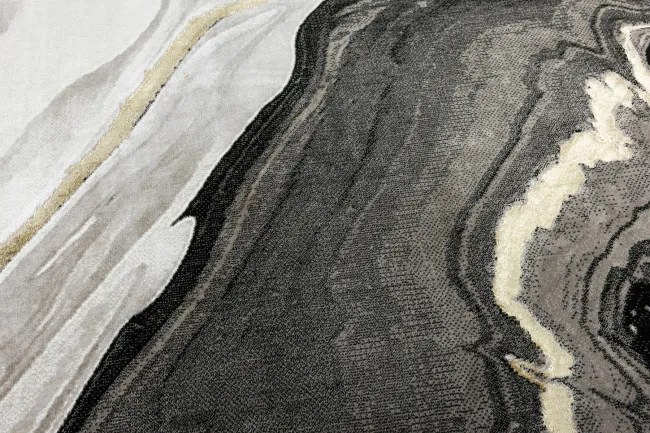 Koberec Kashmir KR287S sivý / čierny