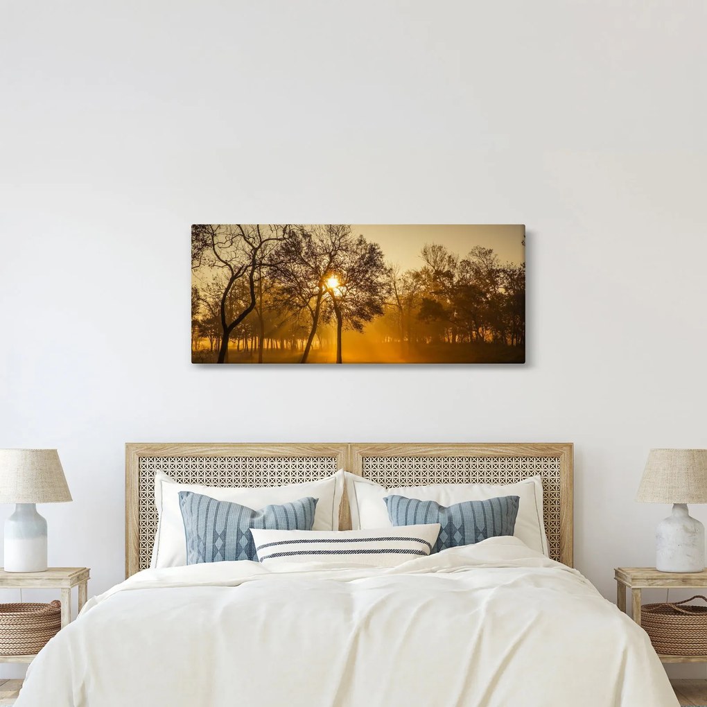 Obraz východu slnka (120x50 cm)